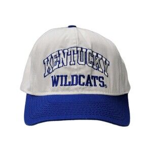 Vintage White University of Kentucky UK Wildcats Snapback Cap Hat  By P Caps USA